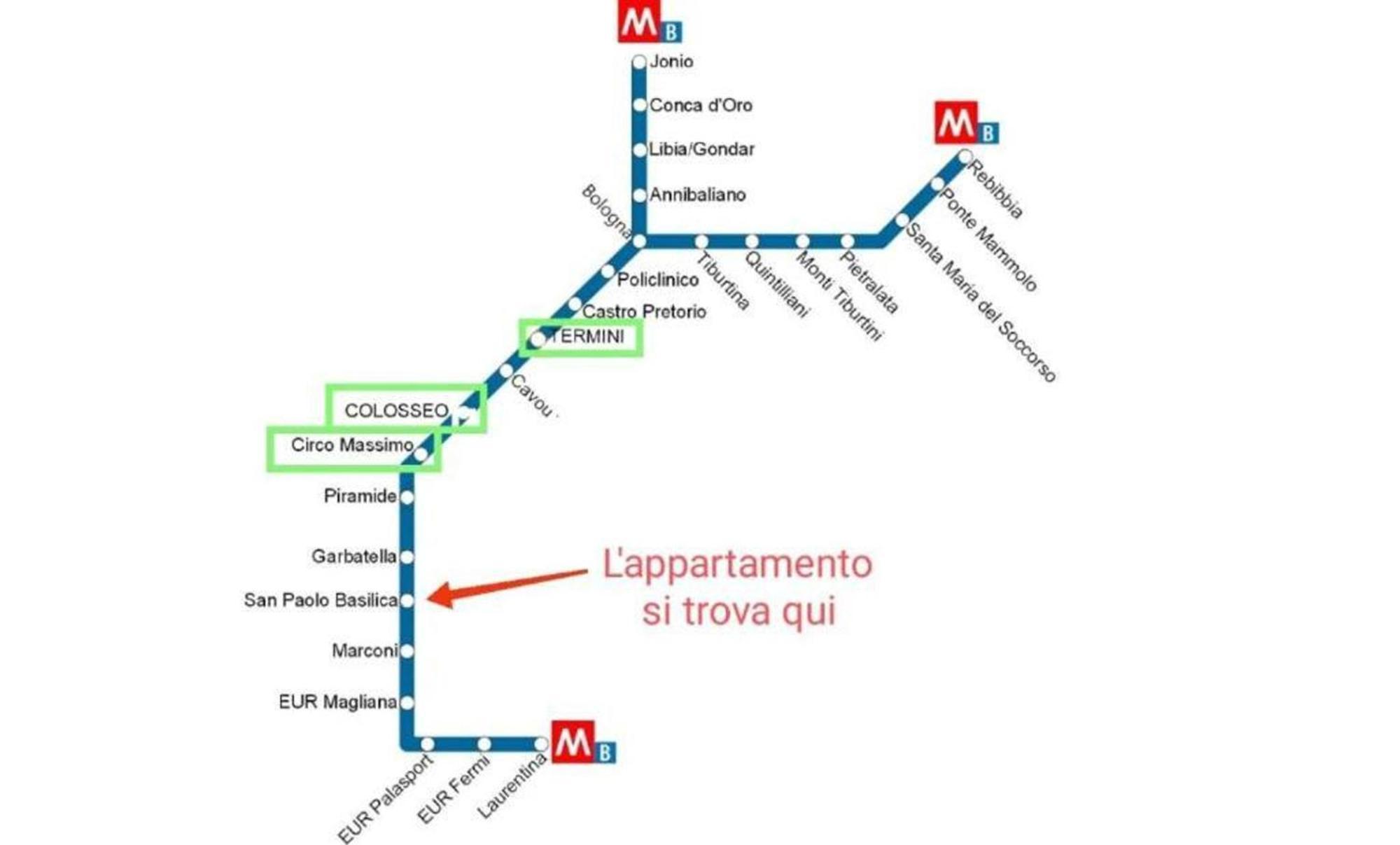 דירות רומא Casa Paolina A Metro San Paolo מראה חיצוני תמונה